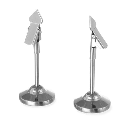 Menu Card Holder with Clamp | HENDI | Ø40x104mm