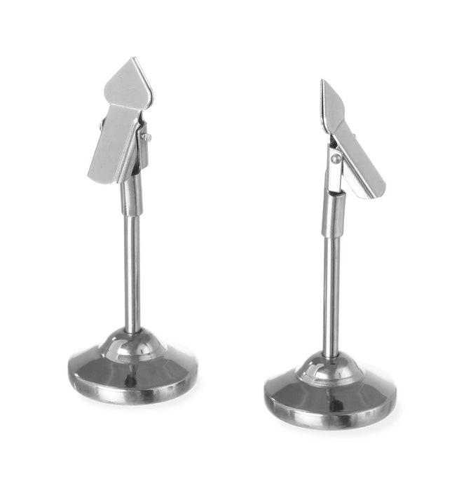 Menu Card Holder with Clamp | HENDI | Ø40x104mm