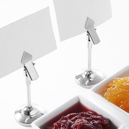 Menu Card Holder with Clamp | HENDI | Ø40x104mm 2