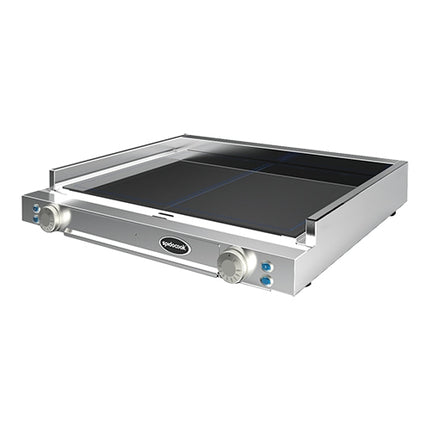 Smooth Ceramic Glass Fry Top | SpidoCook Spidoflat | 2 Zones | 5000 W | Work Surface 56 x 44 cm 1
