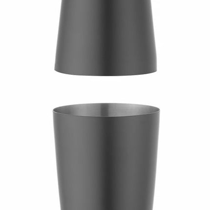 Tin-on-Tin Boston Shaker | BarUp | 0.8L | Black | Ø90mm 2