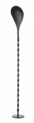 Black Bar Spoon with Muddler | BarUp | 280x35mm