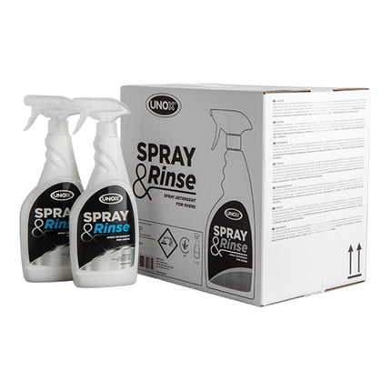 Unox Oven Cleaner/Rinse Spray for Bakerlux Shop.Pro Ovens | Set of 12 | 0.75 L Each 1