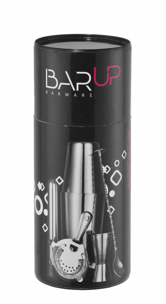 Bartender Tool Kit in Tube | BarUp | Ø120x320mm
