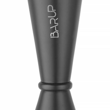 Jigger 25/50 ml with Ring | BarUp | Black | Ø44x110mm