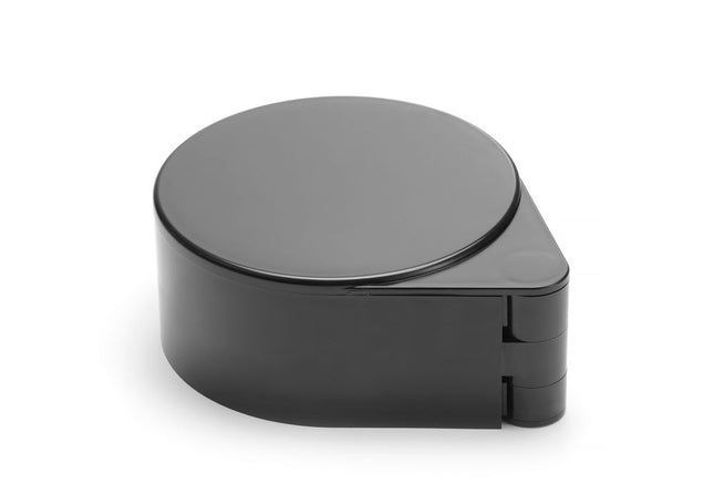 3-Tier Glass Rimmer for Sugar and Flavor Decoration | BarUp | 200x160x75mm