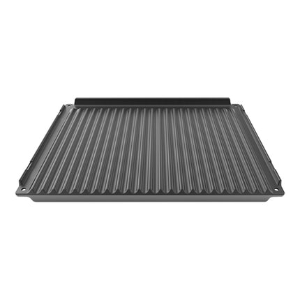 Reversible Nonstick Baking/Grill Plate | Unox BakerLux SPEED.Pro | Plain and Ribbed | 46 x 33 cm 1