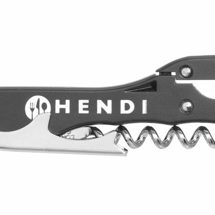 Waiter's Corkscrew | BarUp | Stainless Steel & ABS Grip | 3 Functions
