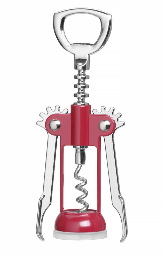 Lever Corkscrew with Bottle Opener | BarUp | 170mm Length | Chrome-Plated