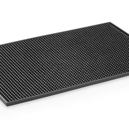 Black Rubber Bar Mat | BarUp | 453x305x15mm