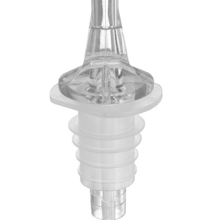 Transparent Free-Flow Pourer | BarUp | EVA Plastic | 4 Pieces