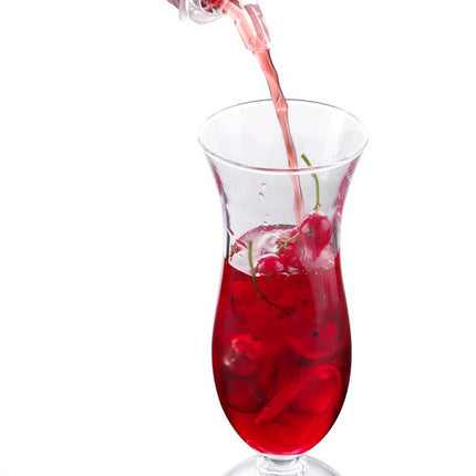 Transparent Free-Flow Pourer | BarUp | EVA Plastic | 4 Pieces 3