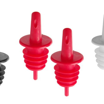 Free Flow Pourers | BarUp | Black, White, Red | EVA Material