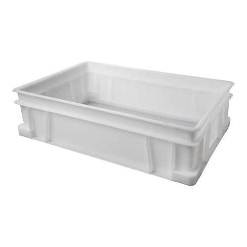 HDPE Stacking Container | Denox | White, Stackable | 60 x 40 x H17 cm | 30 L 1