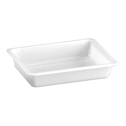 Denox White Polypropylene Rest Tray | Stackable Dishwasher Safe | 34 x 23.5 x H7 cm | 3 L 1