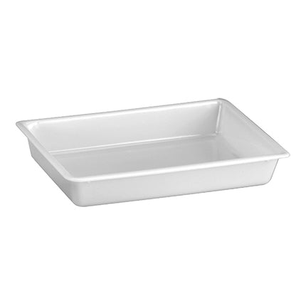 Denox White Polypropylene Rest Tray | Stackable Dishwasher Safe | 48 x 33 x H8 cm | 8 L 1