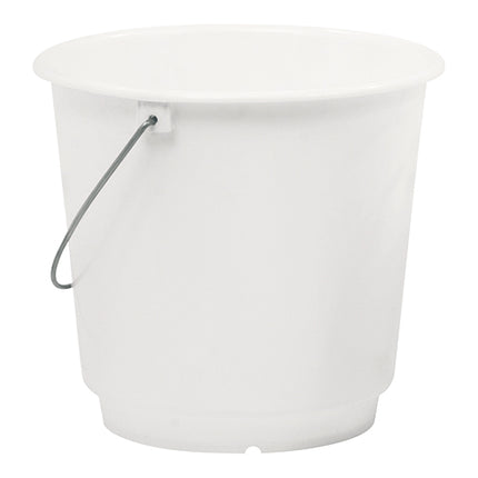 Denox White Polypropylene Bucket with Measuring Scale | Dishwasher Safe | 20 L | Ø36 x H33.5 cm 1