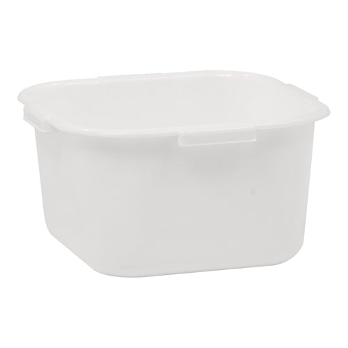 White Polypropylene Meat Rest Tray | Denox | 31 x 31 x H17 cm | 8 L 1