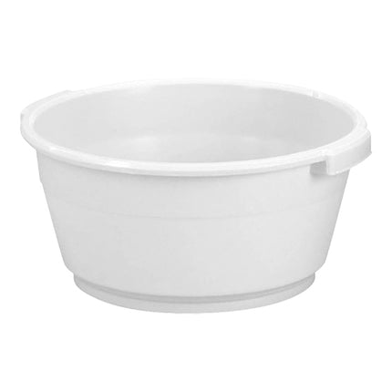 White Polypropylene Meat Rest Tray | Denox | Ø33.5 x H16 cm | 10 L 1