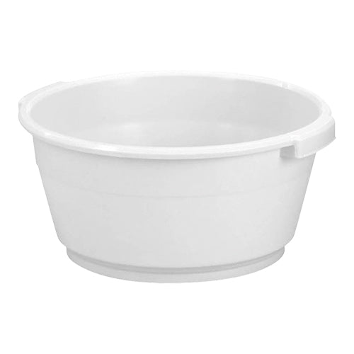 White Polypropylene Meat Rest Tray | Denox | Ø33.5 x H16 cm | 10 L 1