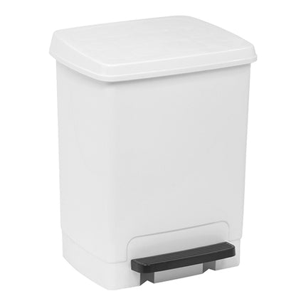 Denox White PP Pedal Bin | 26 L | 34 x 33 x H45 cm 1