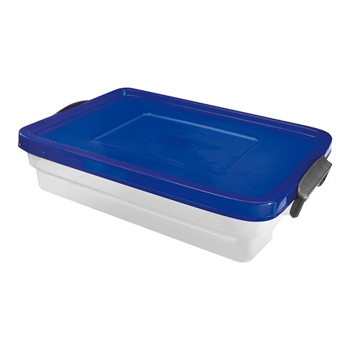 Denox Transparent Polypropylene Food Container with Clip Lid | 20 L | 59 x 40 x H13 cm 1