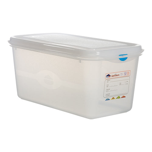 Transparent PP GN 1/3 Food Container | Denox | Airtight Seal | 6 L | 32.5 x 17.6 x H15 cm 1