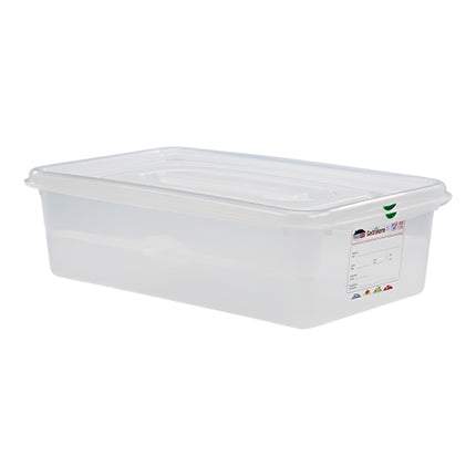 Denox Transparent PP GN 1/1 Food Container | 21 L | 150 mm 1