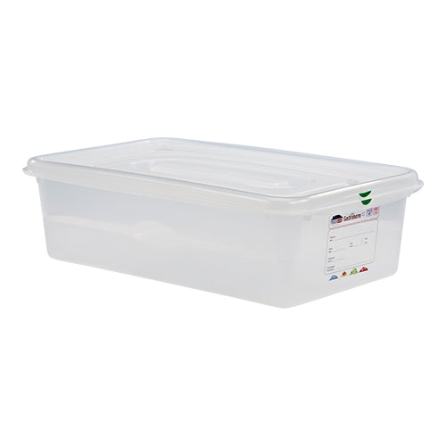 Denox Transparent PP GN 1/1 Food Container | 21 L | 150 mm 1