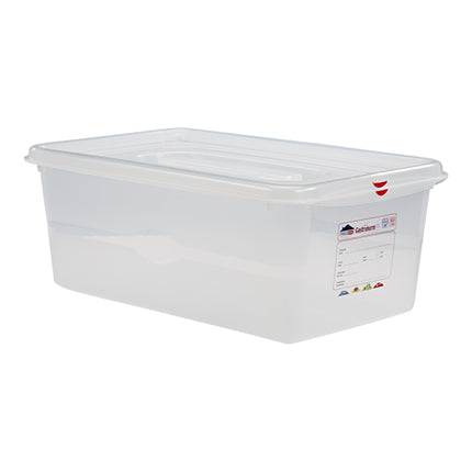 Denox Transparent PP GN 1/1 Food Container | 28 L | 200 mm 1