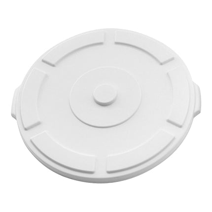 Trust Round Polypropylene Food Container Lid | White | For 166 L Container | Ø62.2 x H6 cm 1