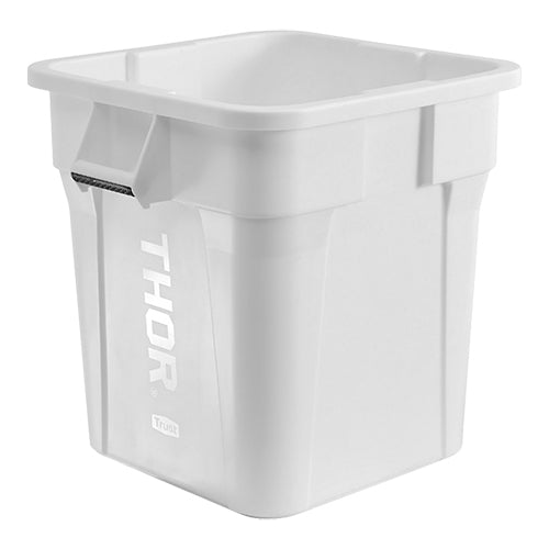Square Food Container 106 L | Trust | White Polypropylene, Stackable | NSF | 54.6 x 54.6 x H57.2 cm 1