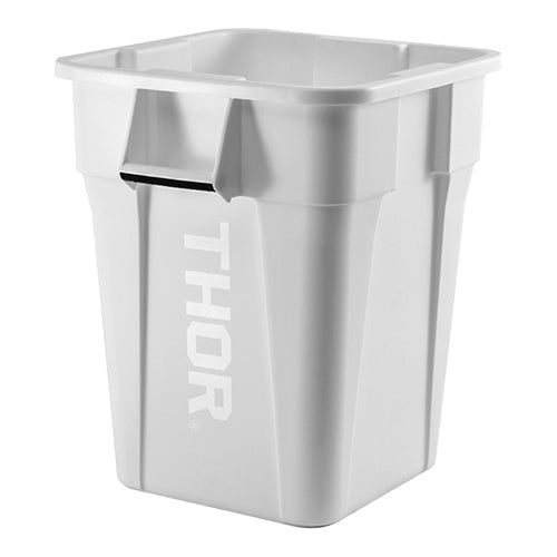 Square Food Container 150 L | Trust | White Polypropylene, Stackable | NSF | 59.7 x 59.7 x H73 cm 1
