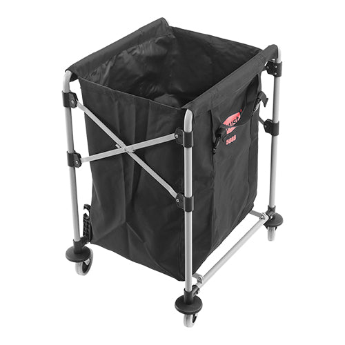 Linen Trolley 120L | Trust | Powder Coated Steel, Black | 65.2 x 53.8 x H82 cm 1
