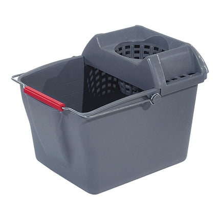 Mop Bucket with Strainer | Trust | Gray HDPE | 14 L 1
