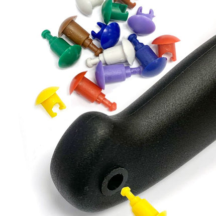 Pizza Cutter with HACCP Color Coding | HENDI | 230mm Length | Black Handle 3