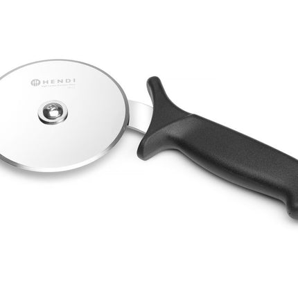 Pizza Cutter with HACCP Color Coding | HENDI | 230mm Length | Black Handle 4