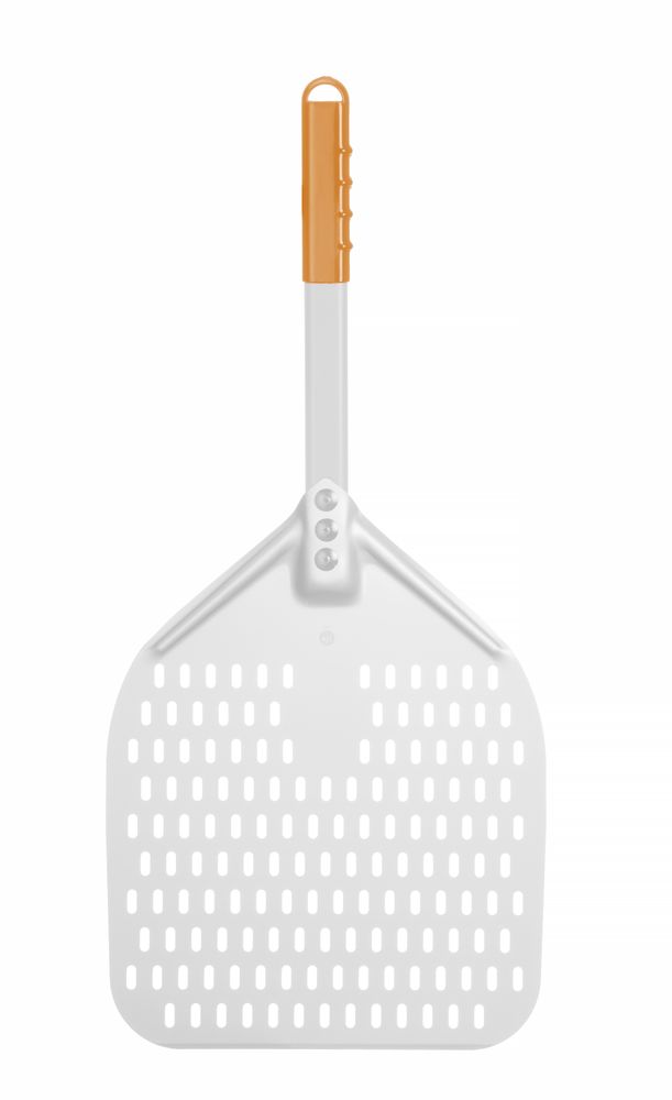 Perforated Squared Pizza Peel with Short Handle | HENDI | 300x660mm