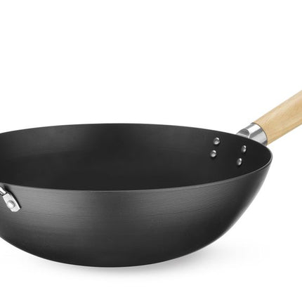 Wok with Wooden Handle | HENDI | Ø324x565mm