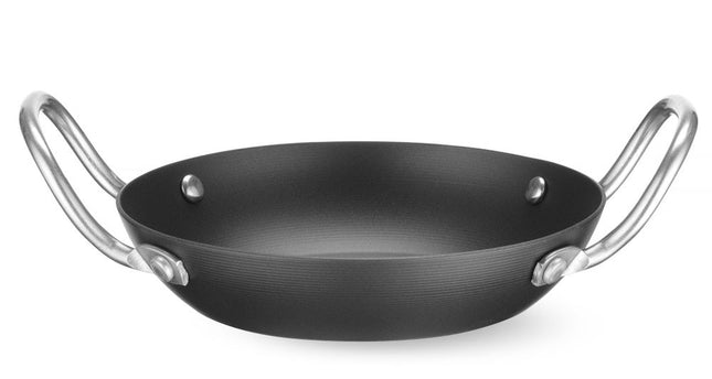 Serving Pan with Stainless Steel Handles | HENDI | Ø184x216mm | Carbon Steel