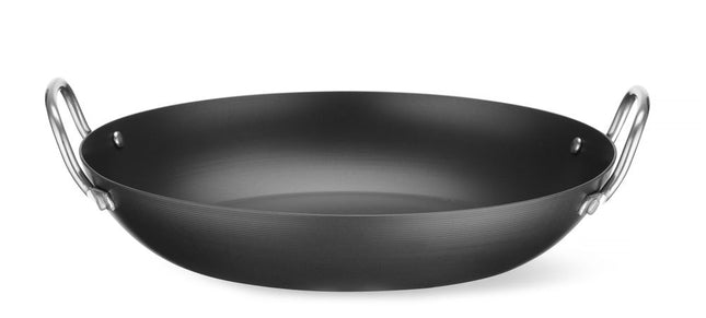 Serving Pan with Stainless Steel Handles | HENDI | Ø243x280mm | Carbon Steel