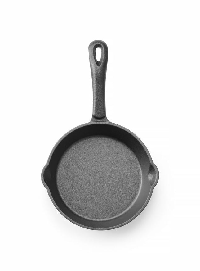 Cast Iron Skillet 165mm | HENDI | Black | Round | 35mm Depth