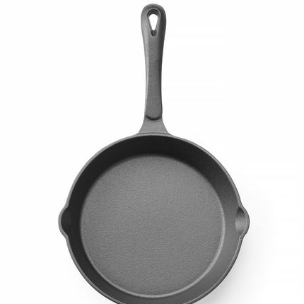 Cast Iron Skillet 200mm | HENDI | Black | Round | 40mm Depth