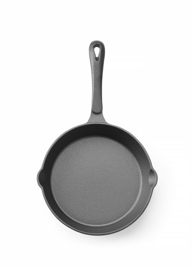 Cast Iron Skillet 200mm | HENDI | Black | Round | 40mm Depth