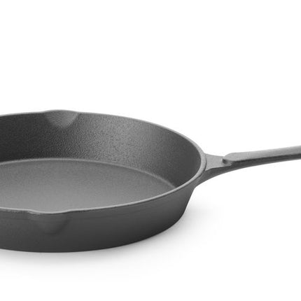 Cast Iron Skillet 250mm | HENDI | Black | Round | 40mm Depth