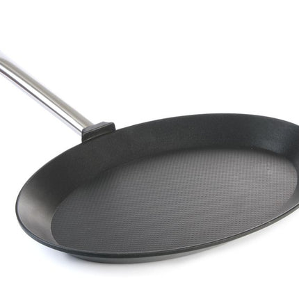 Titanium Professional Oval Fish Frying Pan | HENDI | 400x275x35mm