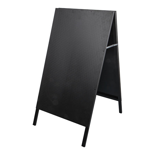 Double-Sided Blackboard Pavement Sign | EMGA | ABS Blackboard, Brown | 104 x 62 cm 1