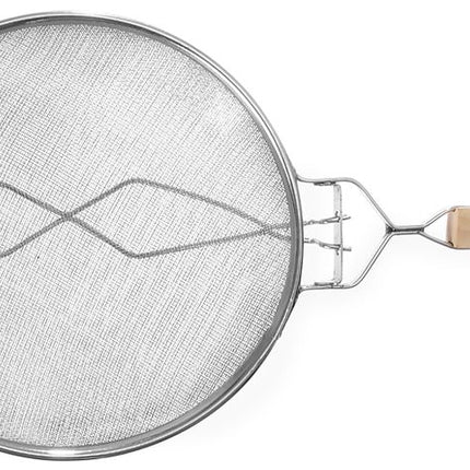 Double Mesh Sieve with Wooden Handle and Reinforcing Bracket | HENDI | 605x260x120mm