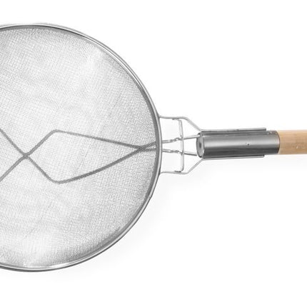 Double Mesh Sieve with Wooden Handle and Reinforcing Bracket | HENDI | 788x305x150mm