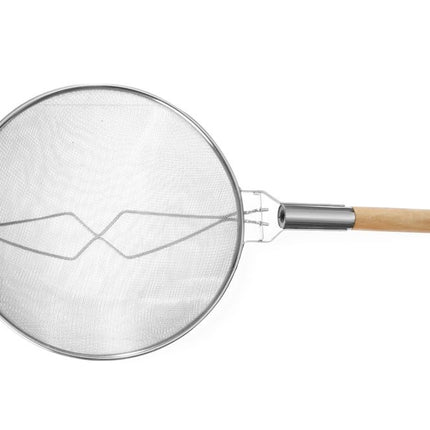 Double Mesh Sieve with Wooden Handle and Reinforcing Bracket | HENDI | 840x355x190mm